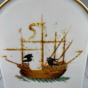 Tobacco, Tea, Cannabis Caddy Replica Of Museum Piece. Porcelain. Portuguese.